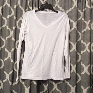 white long sleeve v-neck!